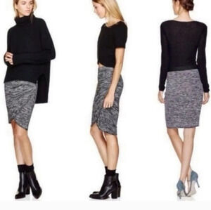 Wilfred Free tyra wrap skirt gray Size S